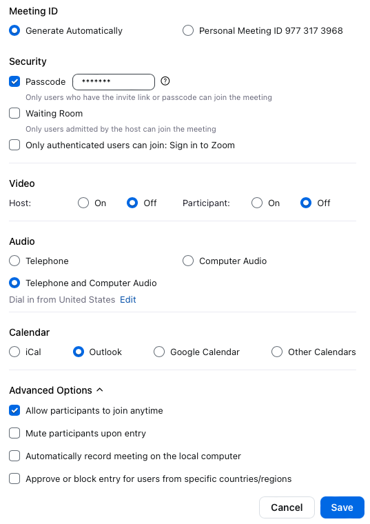 RealWear Connect Creating Zoom Meeting Links
